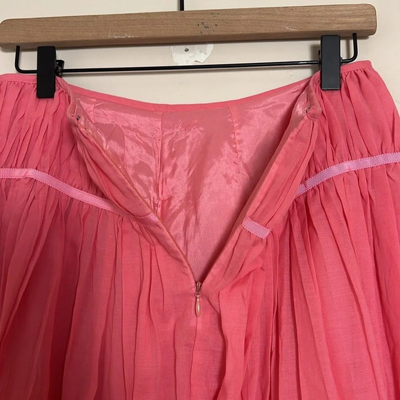 Banana Republic Bubblegum Pink Mini Skirt Size 0 Barbiecore Girlhoodcore Ballet - Picture 6 of 13